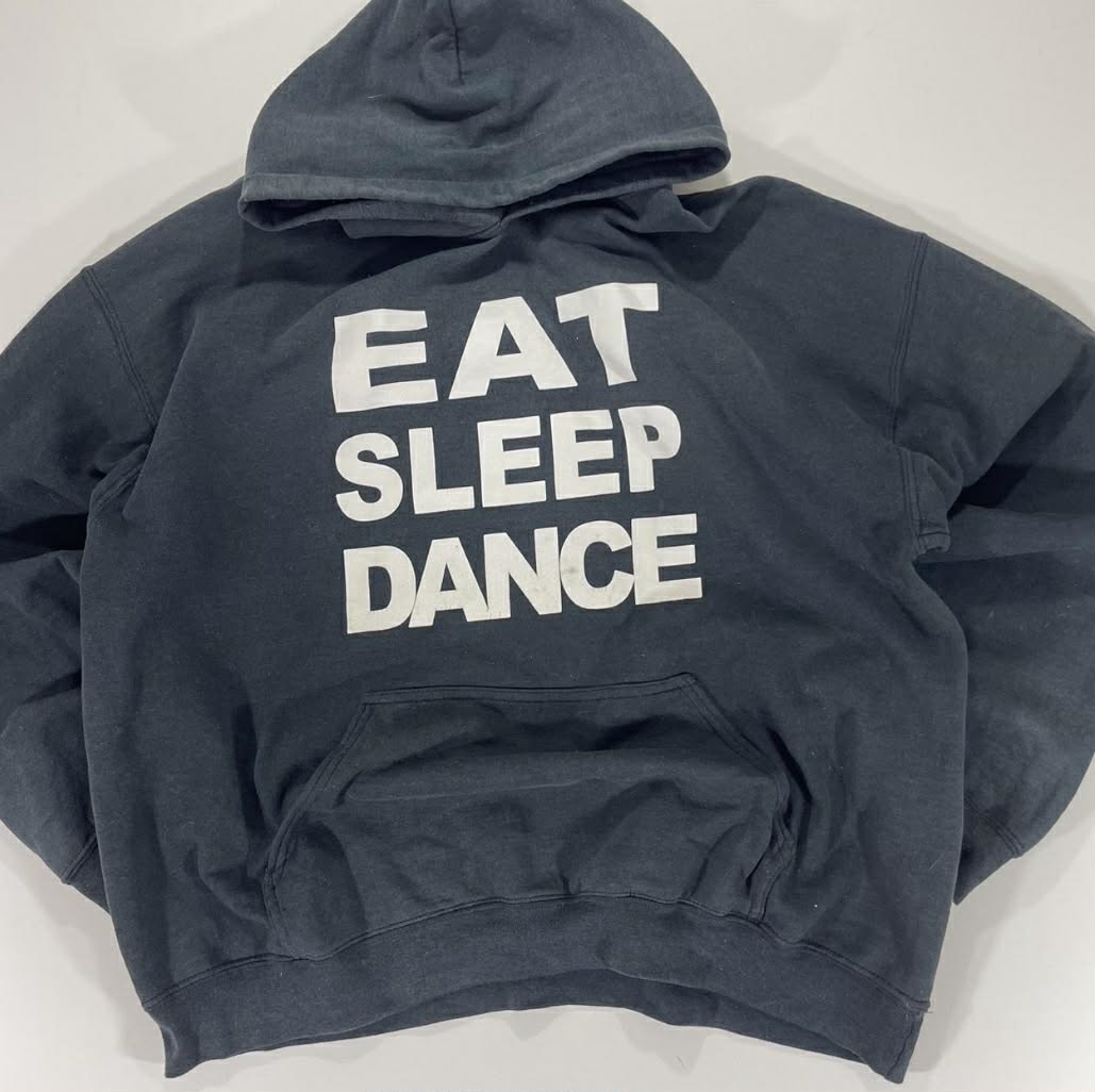 EAT SLEEP DANCE FADED HOODIE (L-XL)