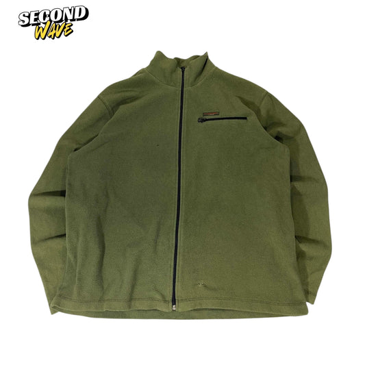 VINTAGE POLO SPORT GREEN FLEECE JACKET (M)