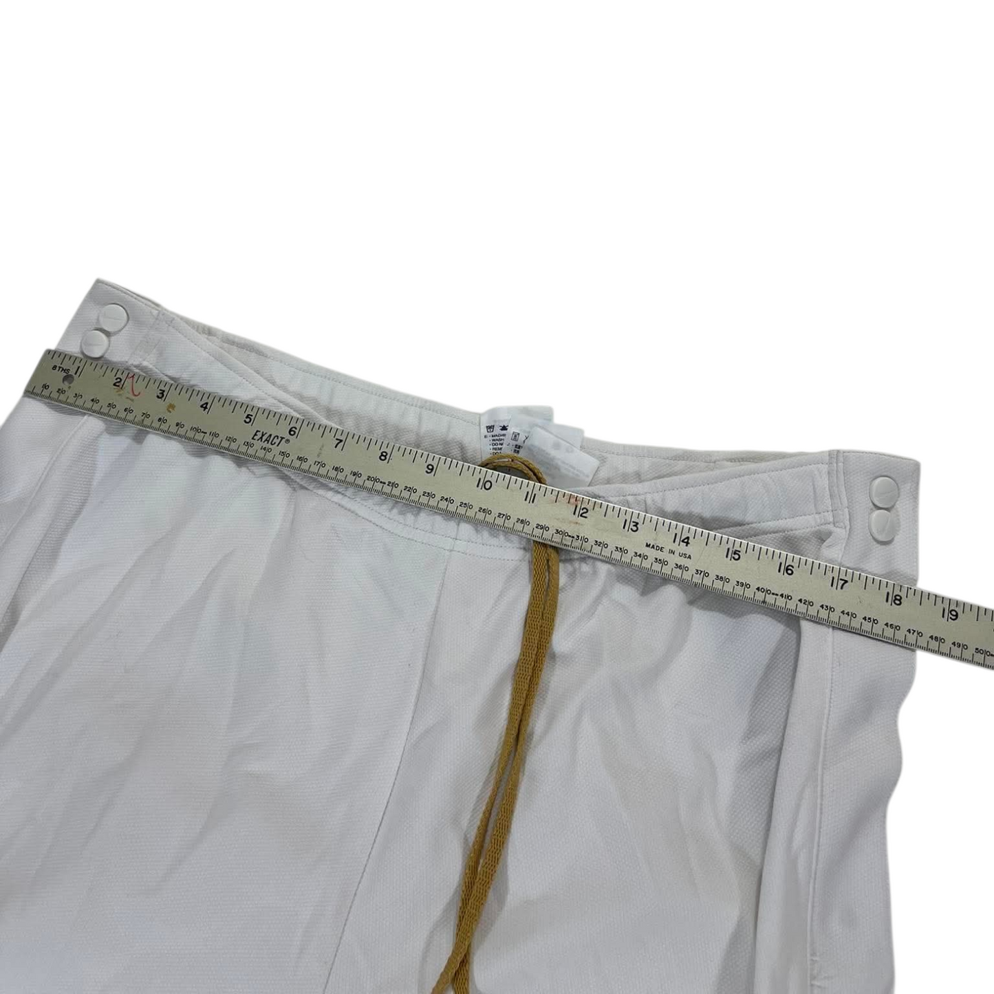 VINTAGE SNAP ON NIKE WHITE TRACK PANTS (L-XL)