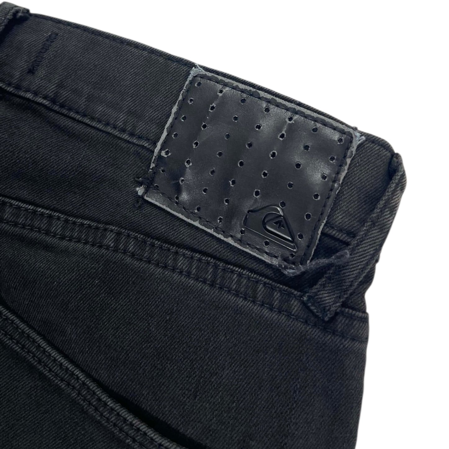 Y2K QUIKSILVER BLACK SLIM FIT JEANS (30")