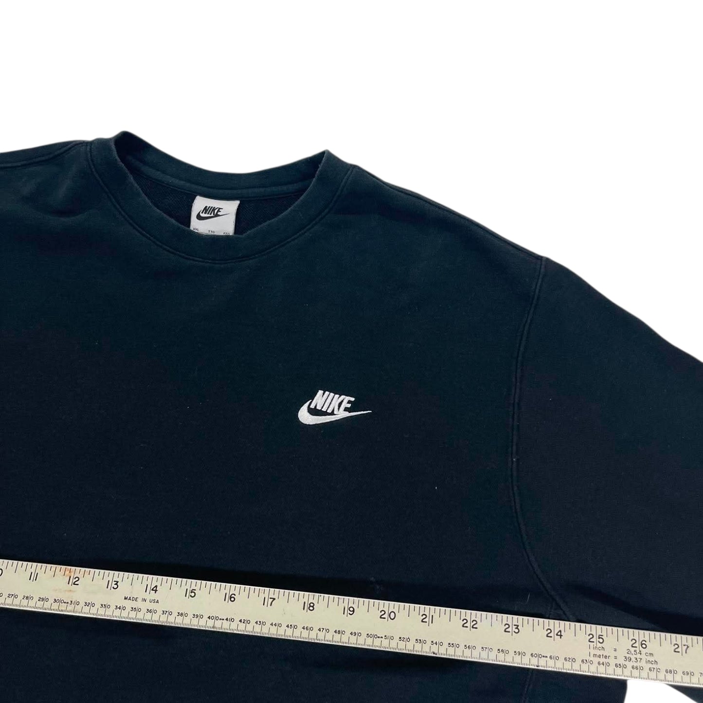 NIKE CLASSIC BLACK CREWNECK (L) XXL ON TAG