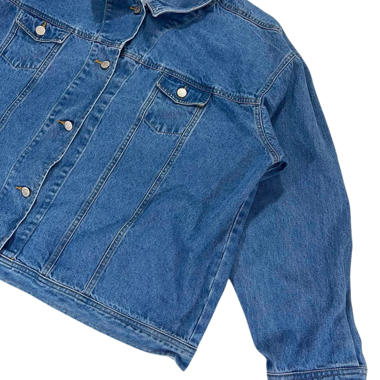 VINTAGE DISNEY MICKEY MOUSE BLUE DENIM JACKET (3XL)