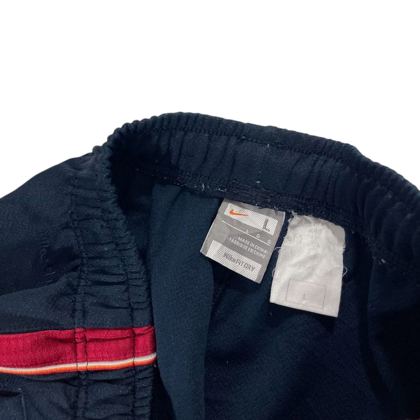 Y2K NIKE NAVY/RED TRACK PANTS⁹ (BEST FIT M)