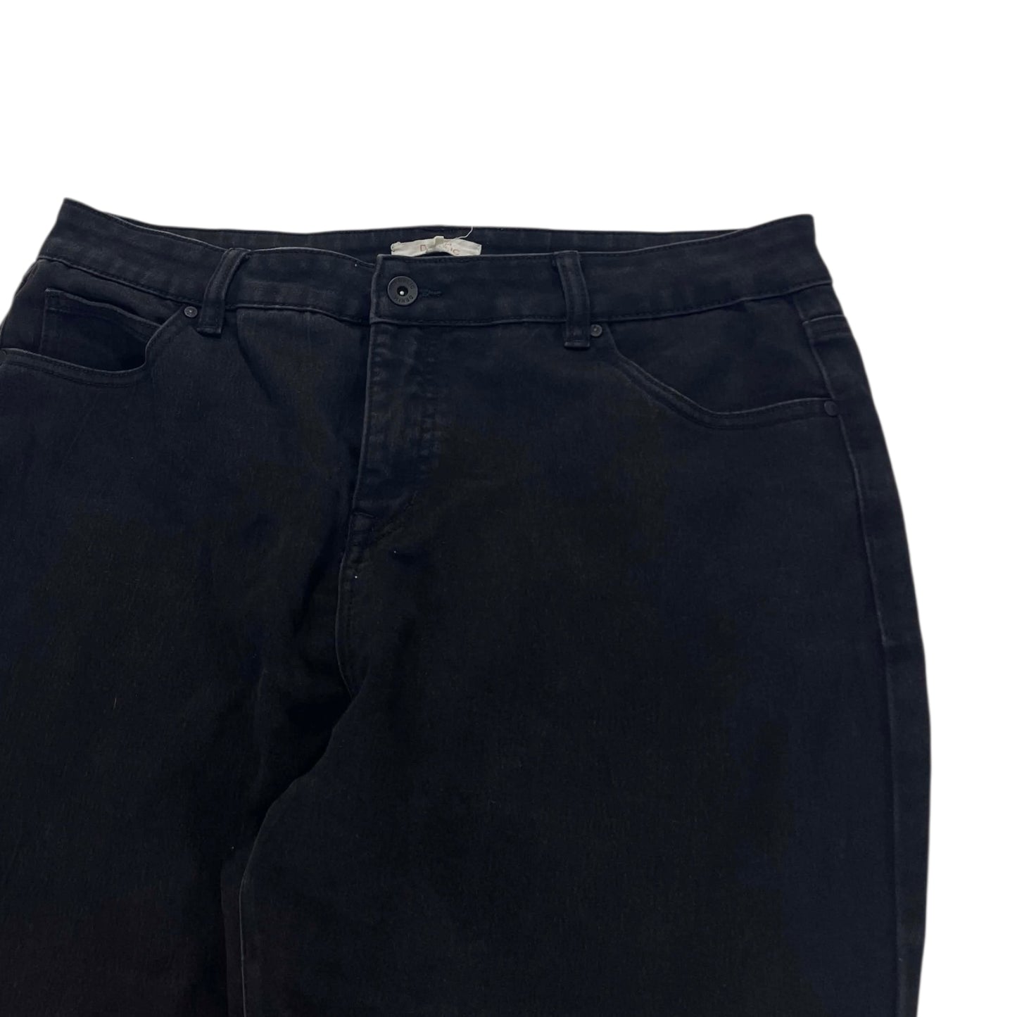 VINTAGE DENIM REPUBLIC BLACK FLARED JEANS (UK 18)
