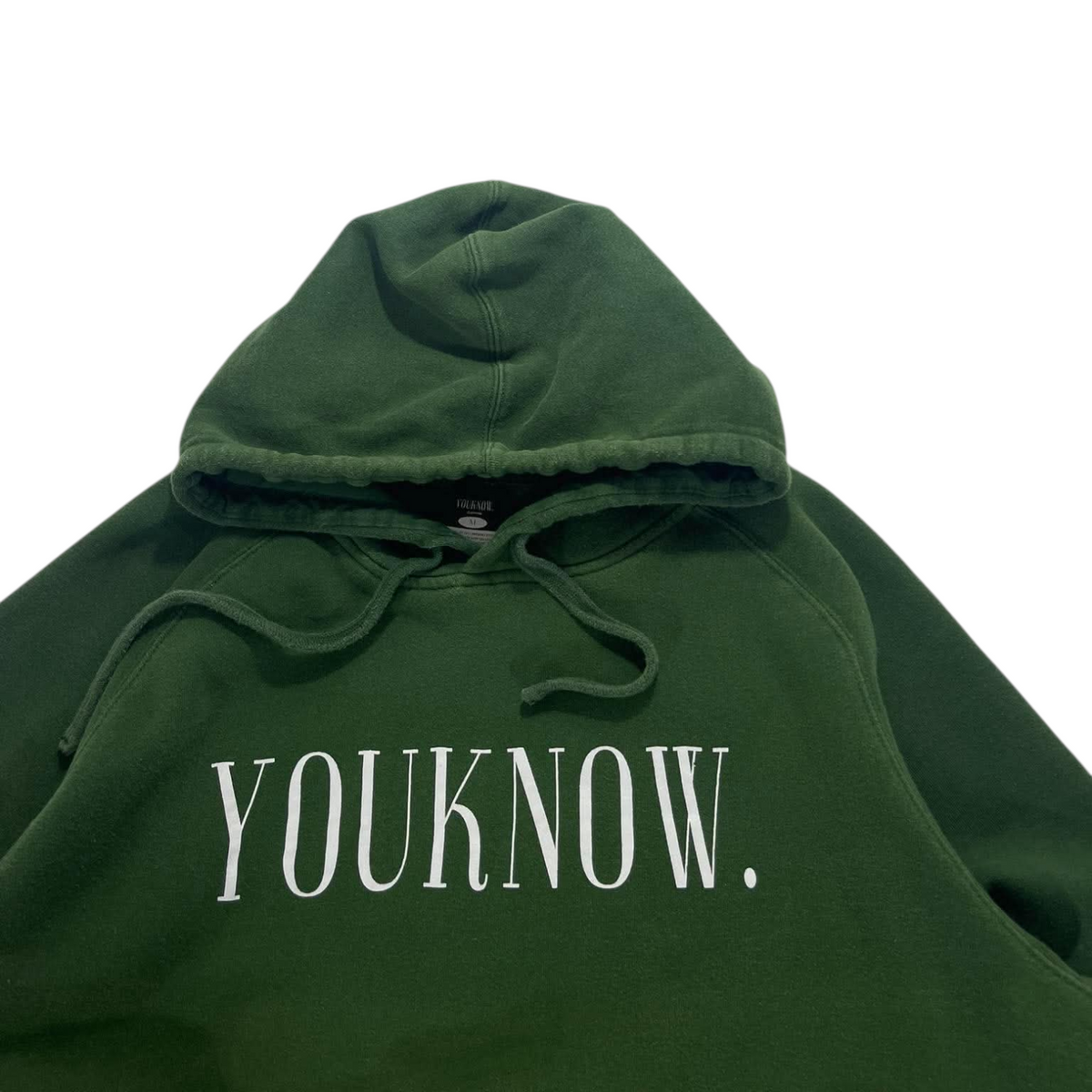 YOUKNOW. GREEN HOODIE (M)