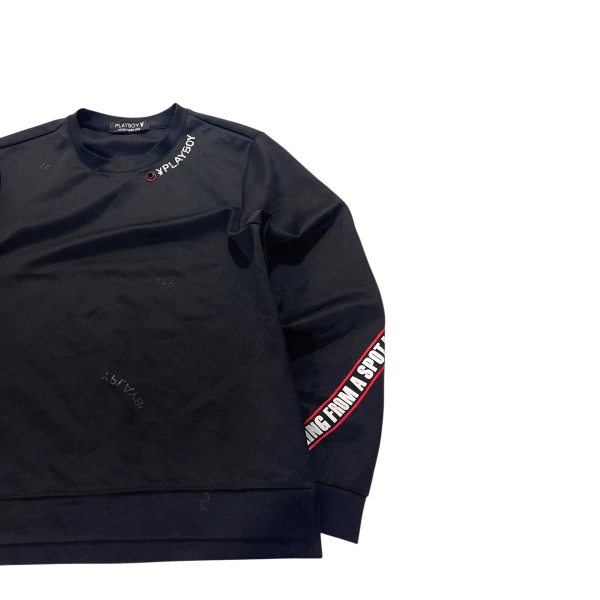 PLAYBOY BLACK SWEATSHIRT (S)