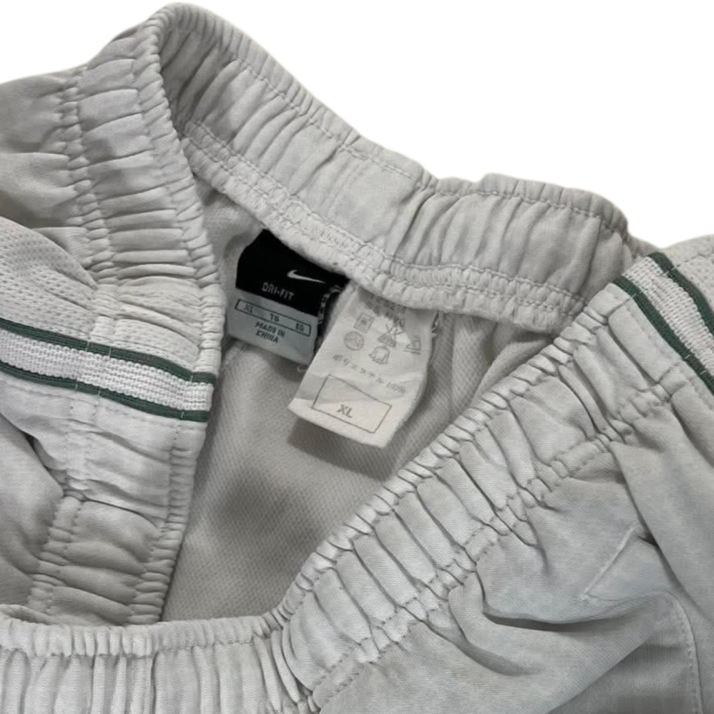 VINTAGE WHITE NIKE GRAY TRACK PANTS (L) ¹