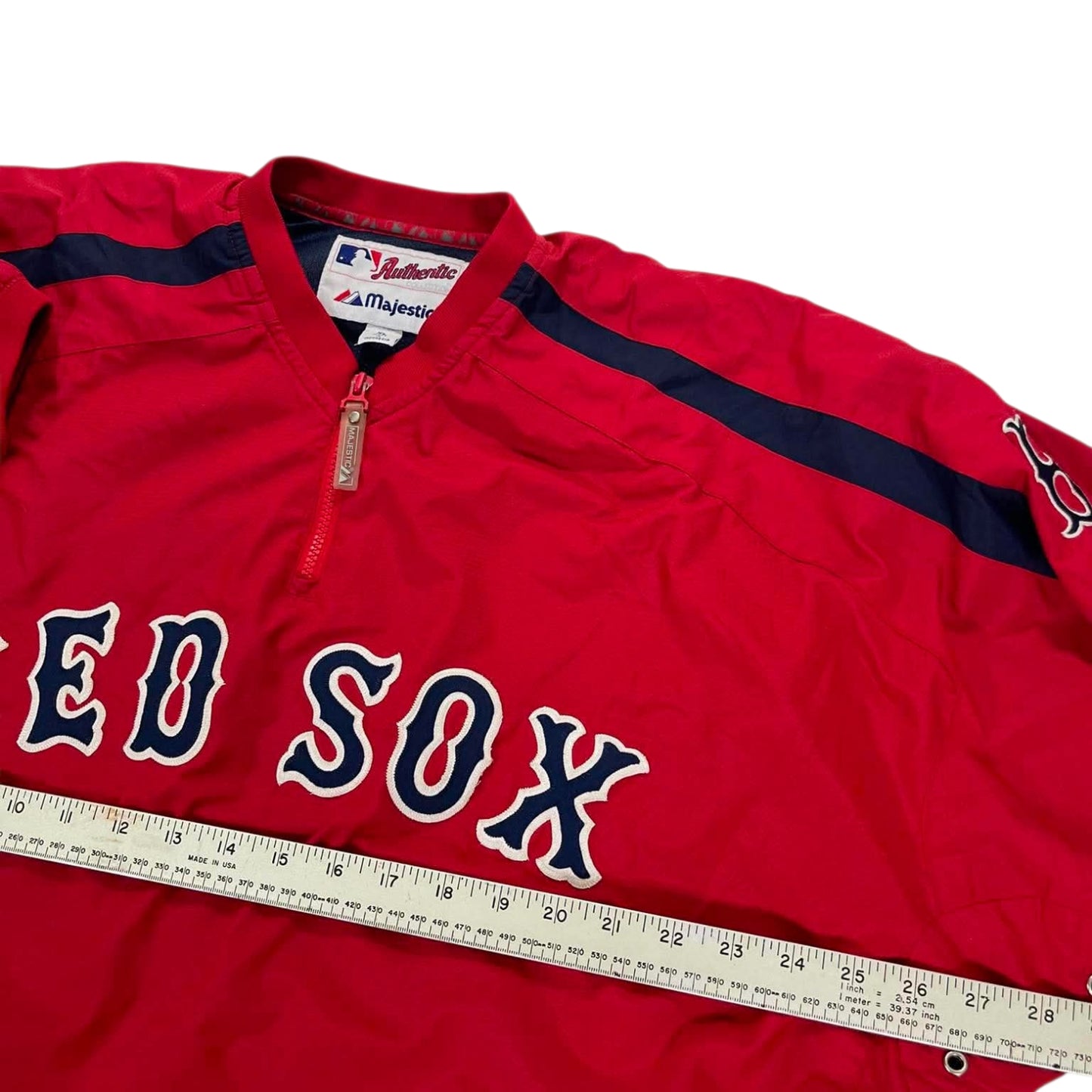 VINTAGE MAJESTIC ATHLETIC RED BOSTON RED SOX WINDBREAKER (XL)