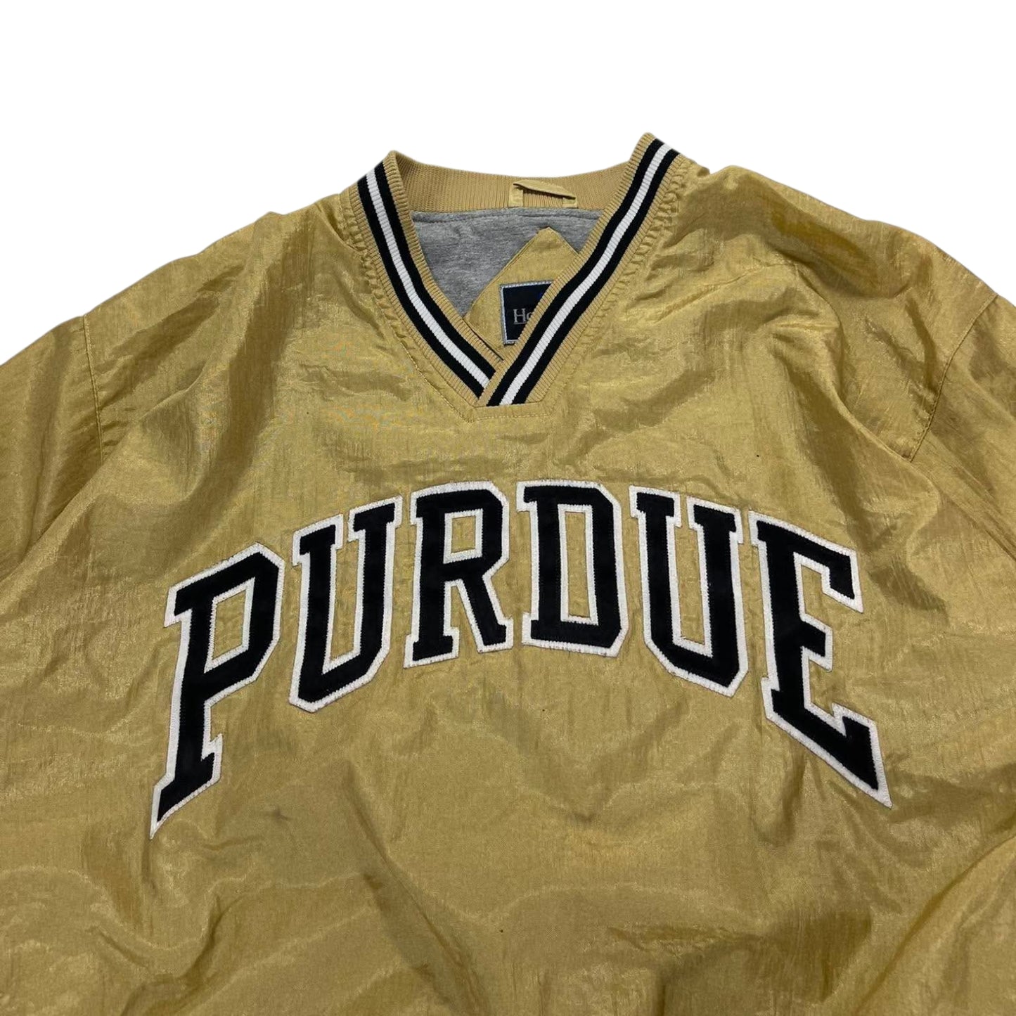 VINTAGE PURDUE UNIVERSITY GOLD WINDBREAKER (XL)