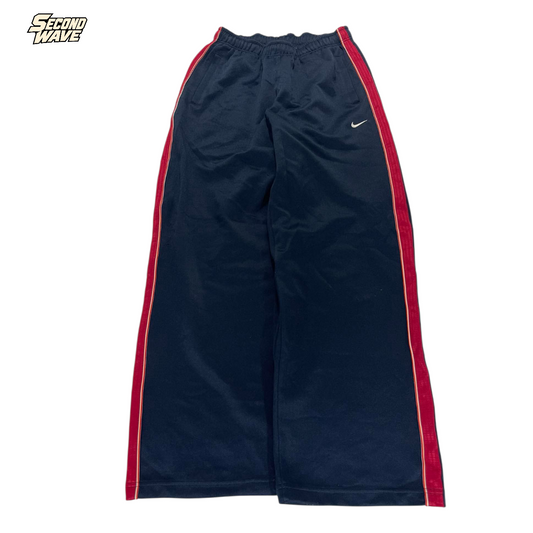 Y2K NIKE NAVY/RED TRACK PANTS⁹ (BEST FIT M)