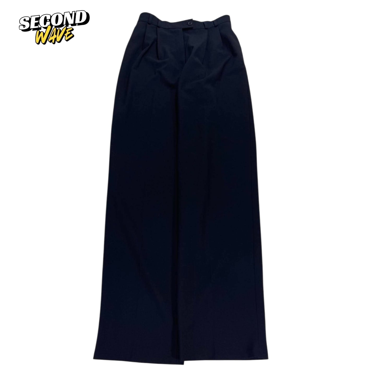 BIANCA BLACK WIDE LEG TROUSERS (26)