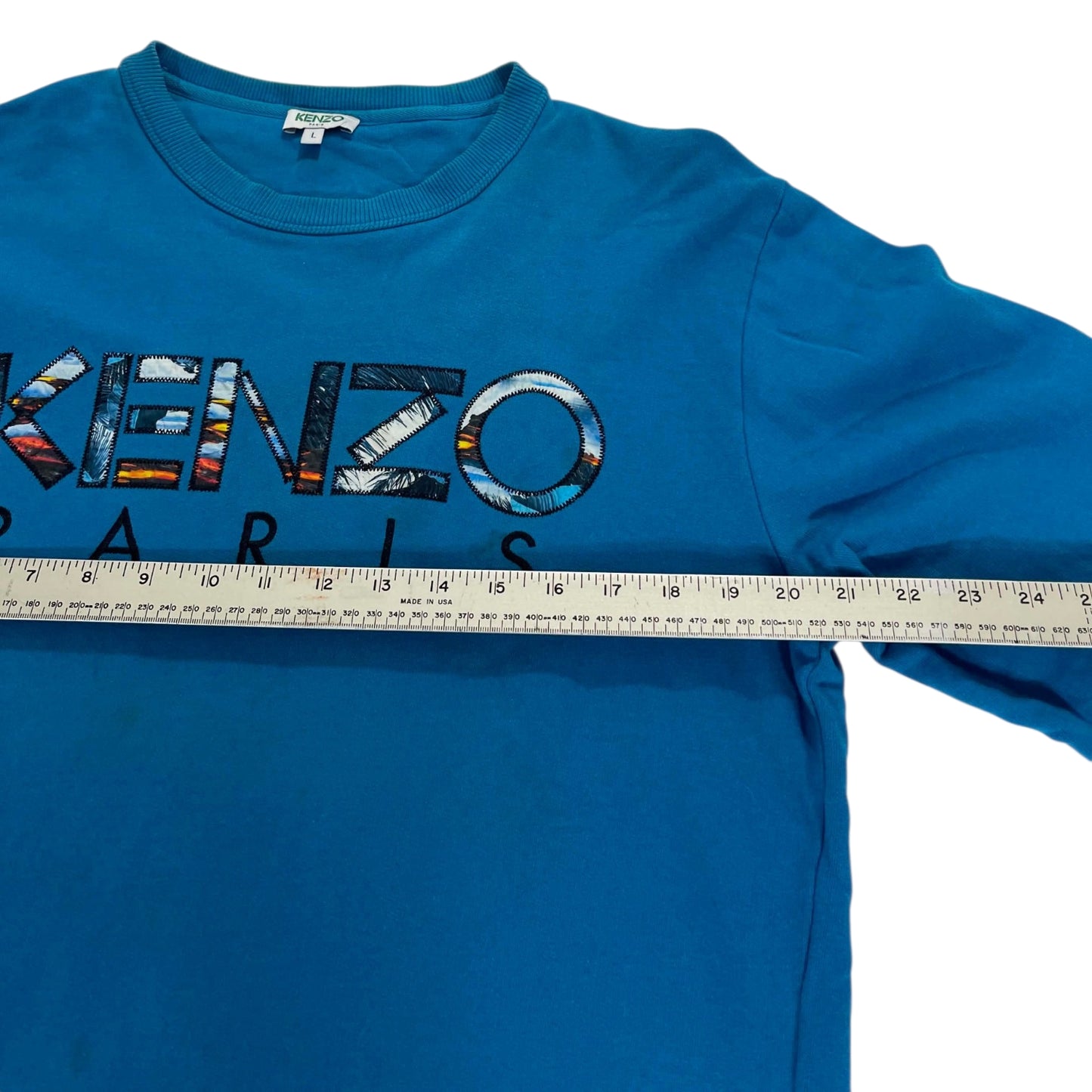 KENZO PARIS BLUE SWEATSHIRT (L)