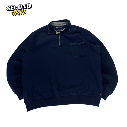 NAVY BLUE BREAKAWAY POLO LONGSLEEVE (XL)