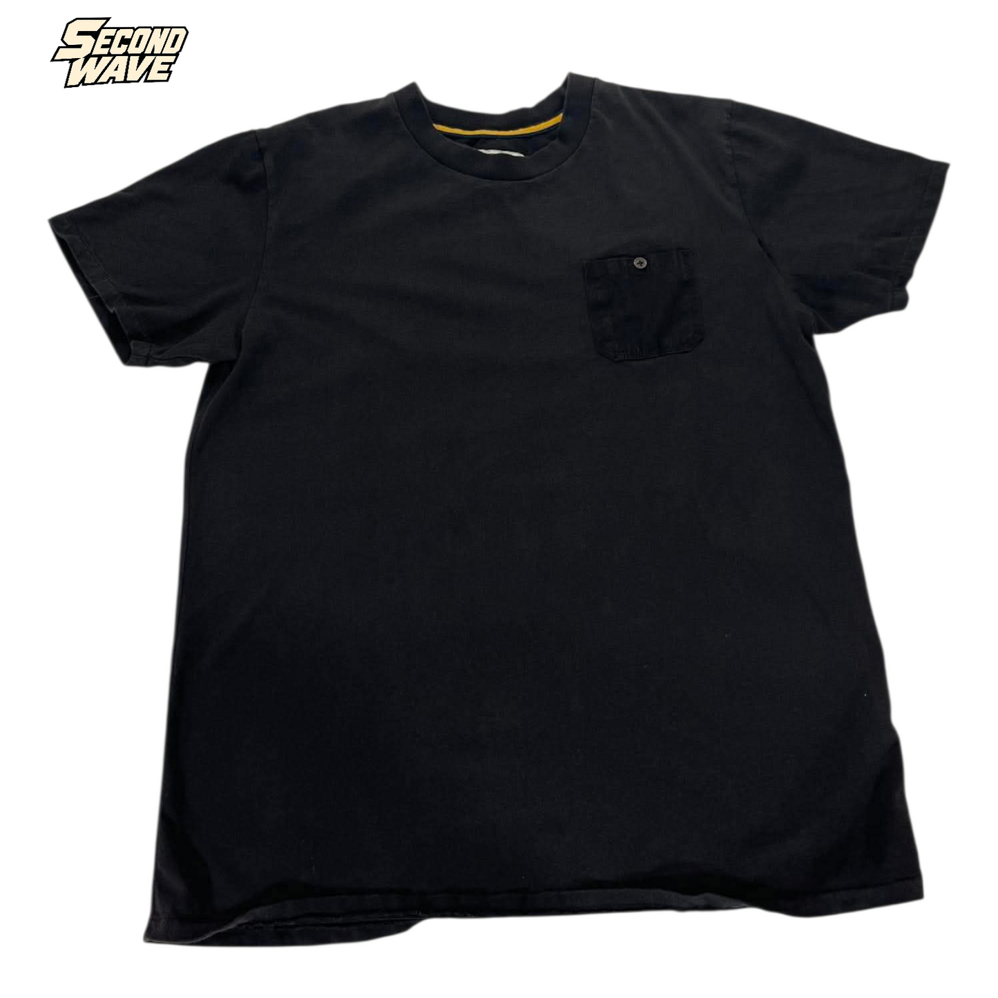 BILLABONG BLACK COTTON T-SHIRT (L)