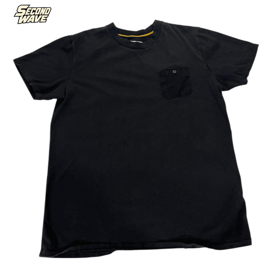BILLABONG BLACK COTTON T-SHIRT (L)