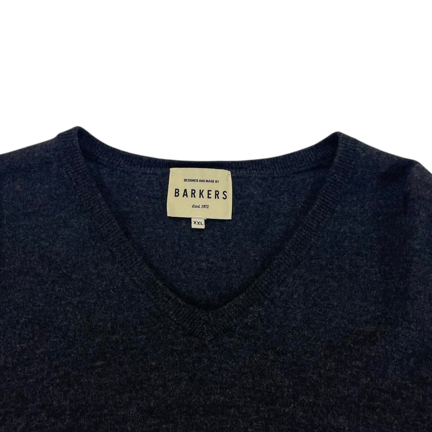 BARKERS WOOL V NECK SWEATER (L)
