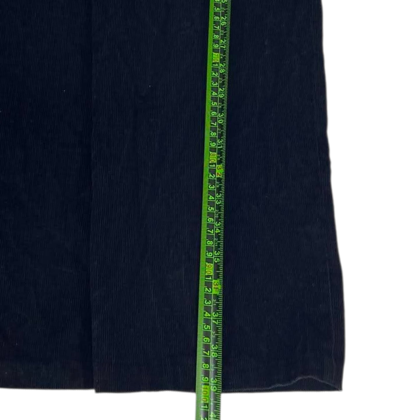 VINTAGE BRACKS BLACK CORDUROY WIDE LEG TROUSERS (32)