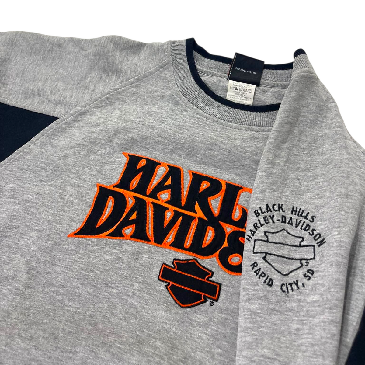 VINTAGE HARLEY DAVIDSON GRAY CREWNECK (L)