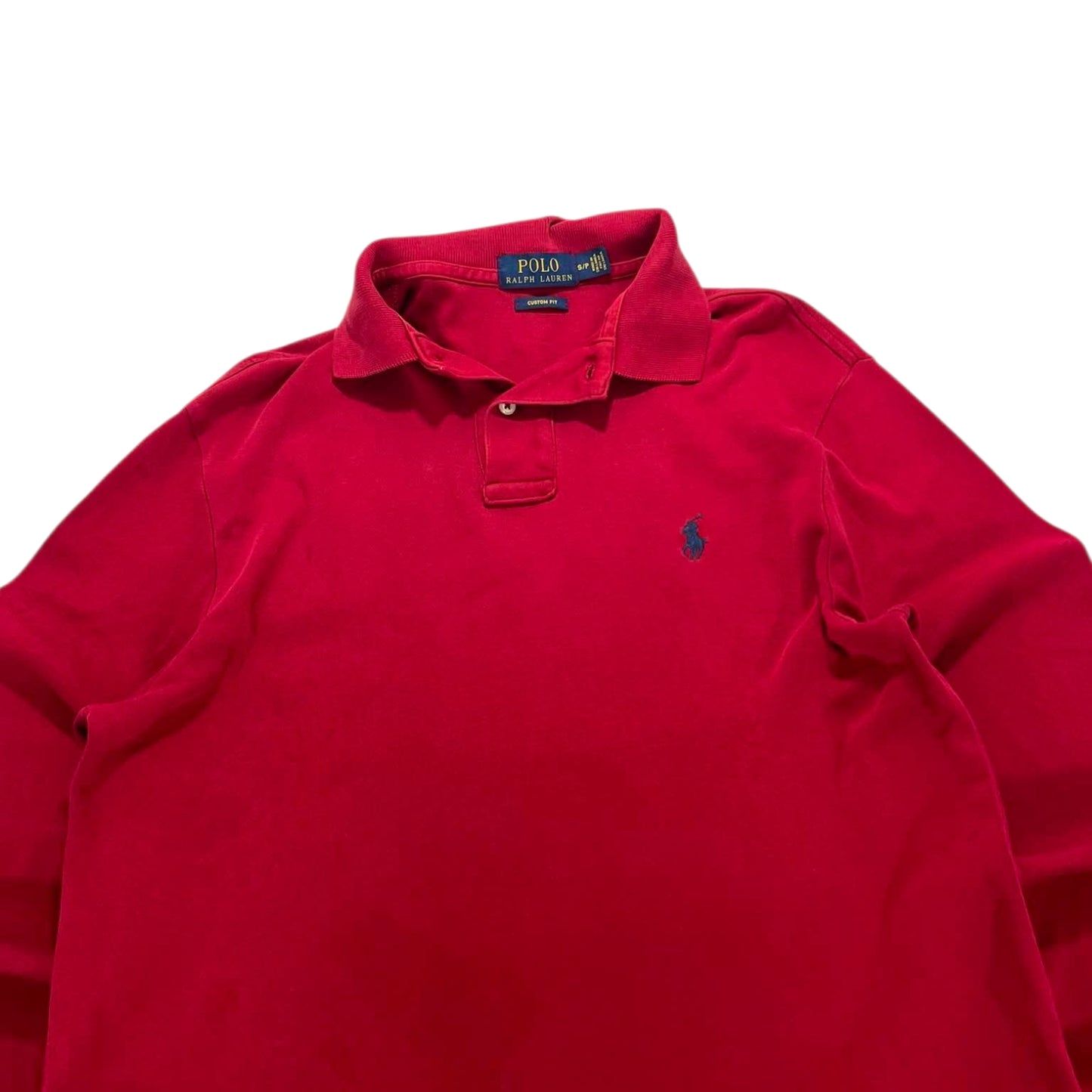RALPH LAUREN POLO RED LONGSLEEVE (M)