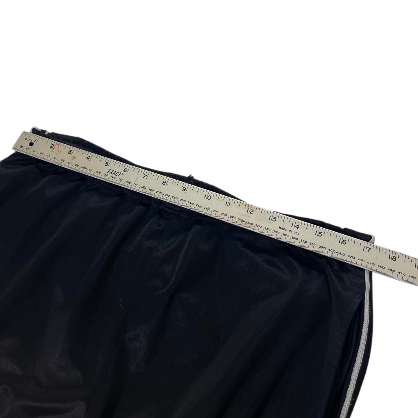 NO SURRENDER BLACK POLYESTER TRACK PANTS (M)