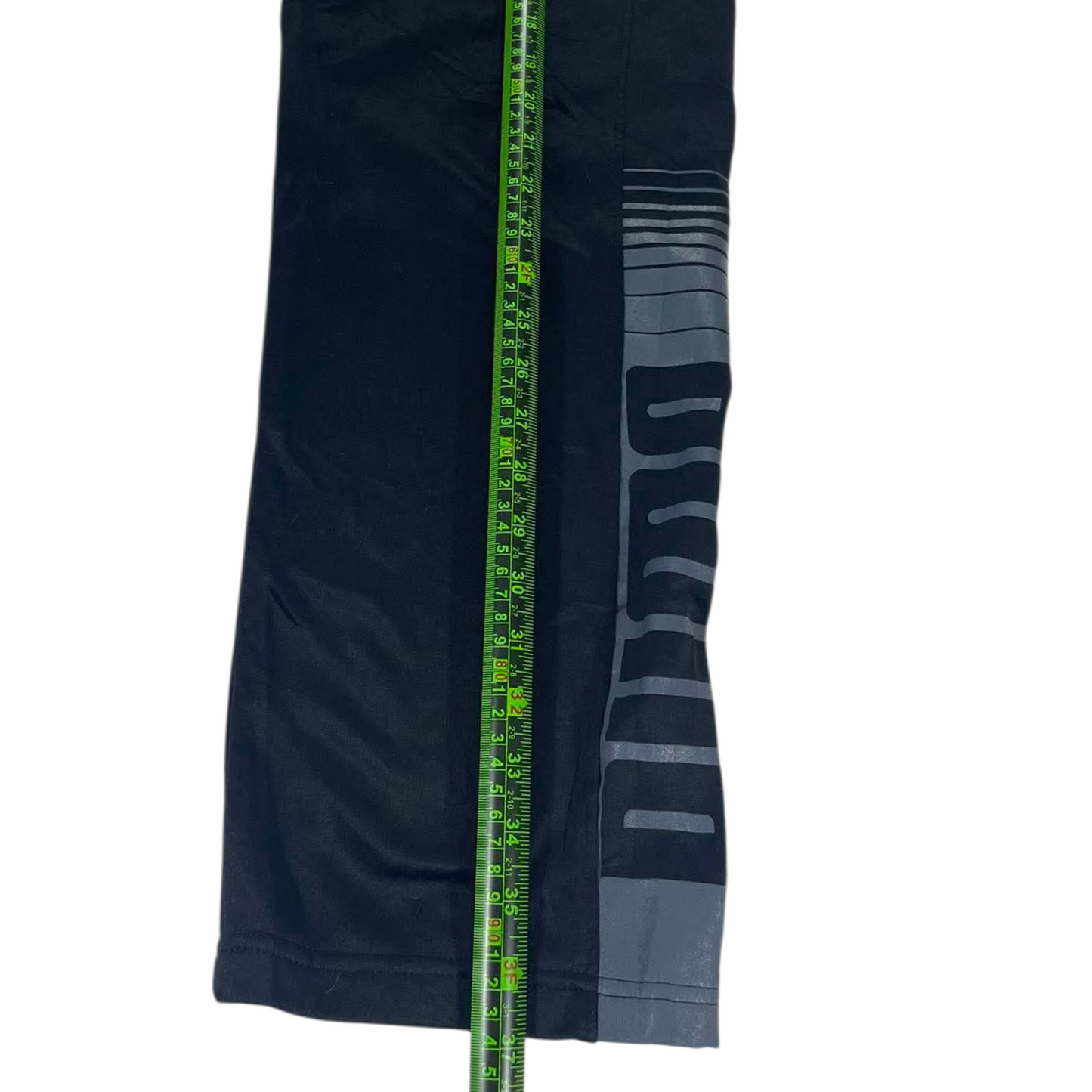 PUMA BLACK BAGGY TRACK PANTS (L)
