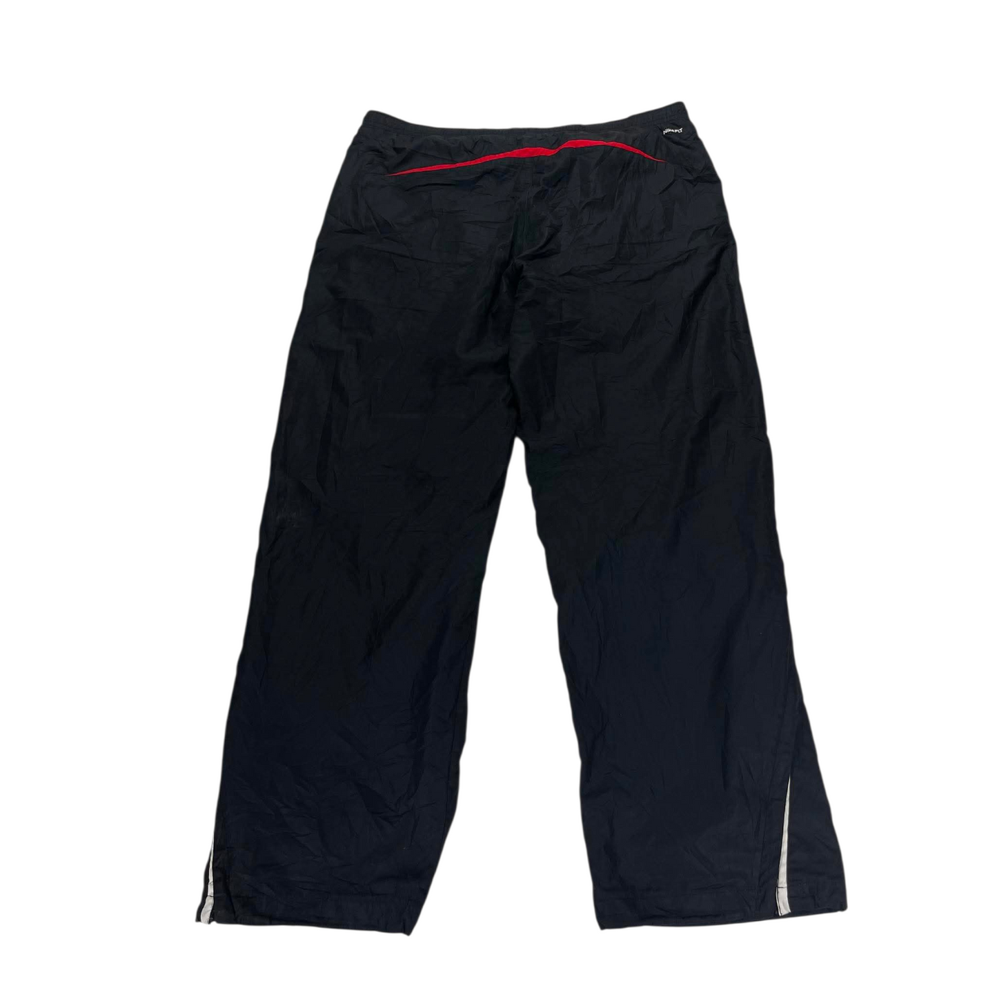 NIKE BLACK RED TRACK PANTS (XL)³