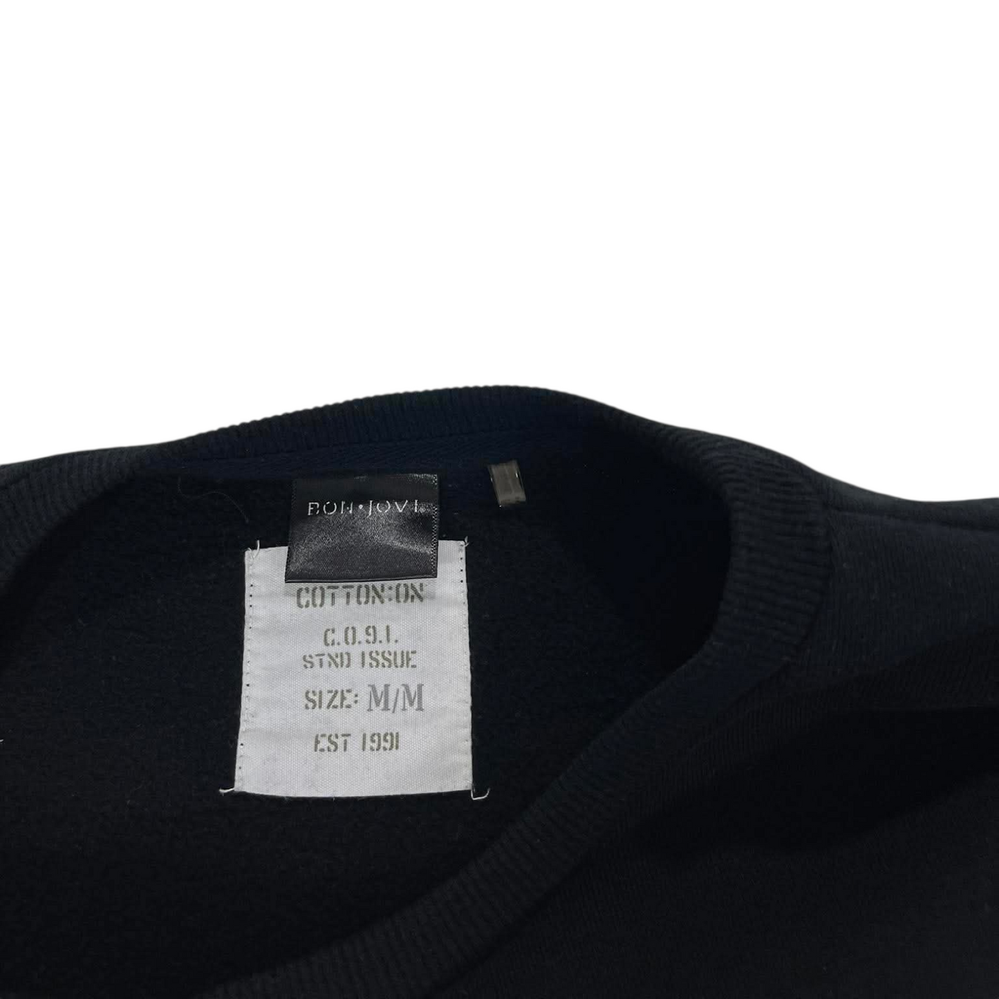 BON JOVI NAVY CREWNECK SWEATSHIRT (M)