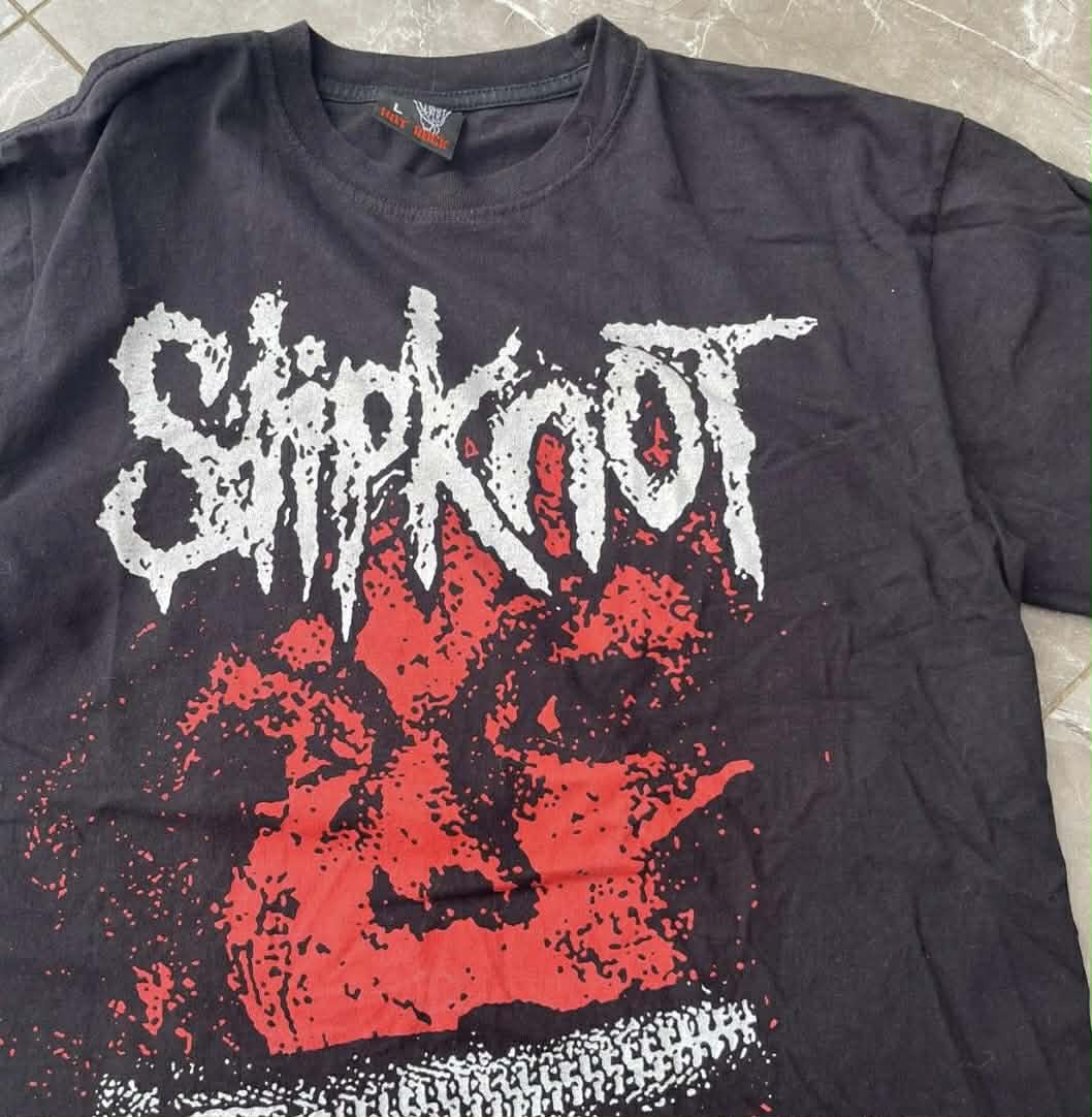 THAI BL SLIPKNOT BLACK BAND TEE (L)
