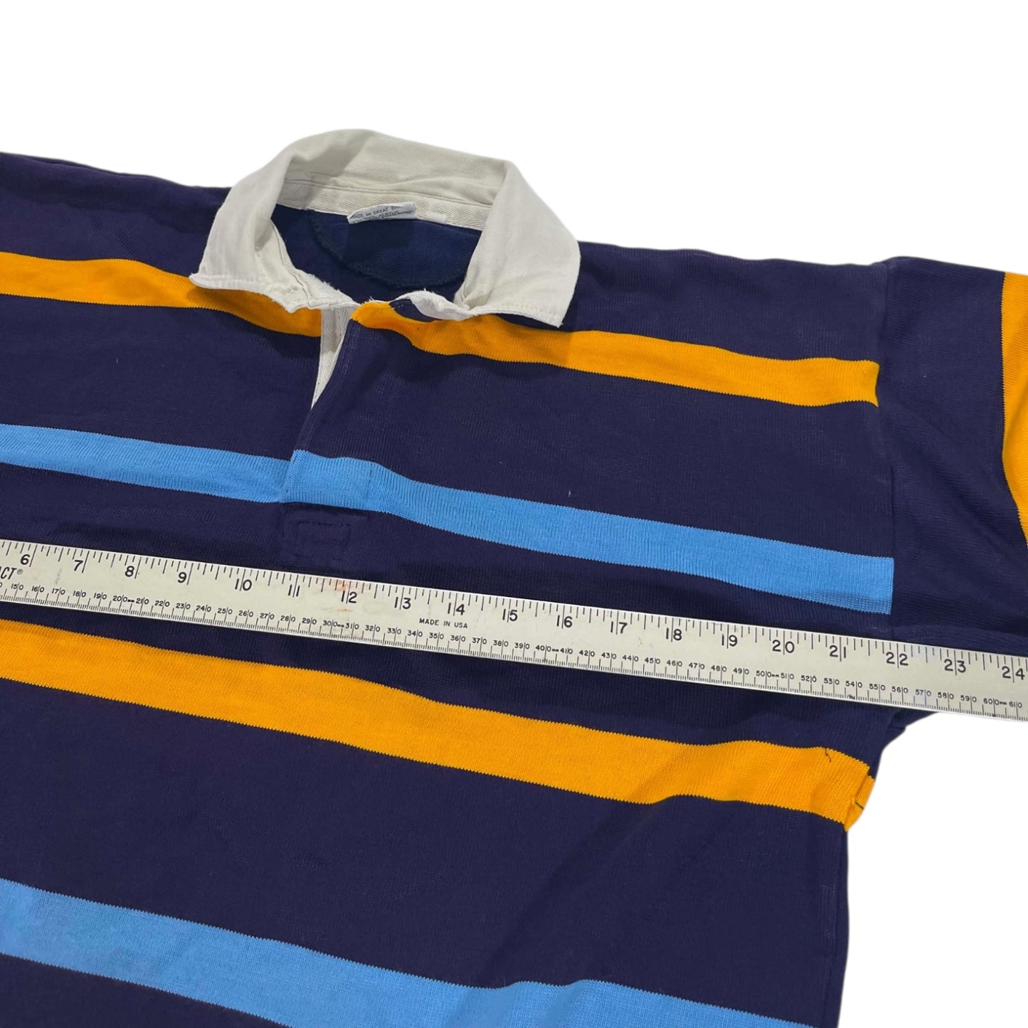 VINTAGE HEAVYWEIGHT PEVERIN RUGBY SHIRT (L)