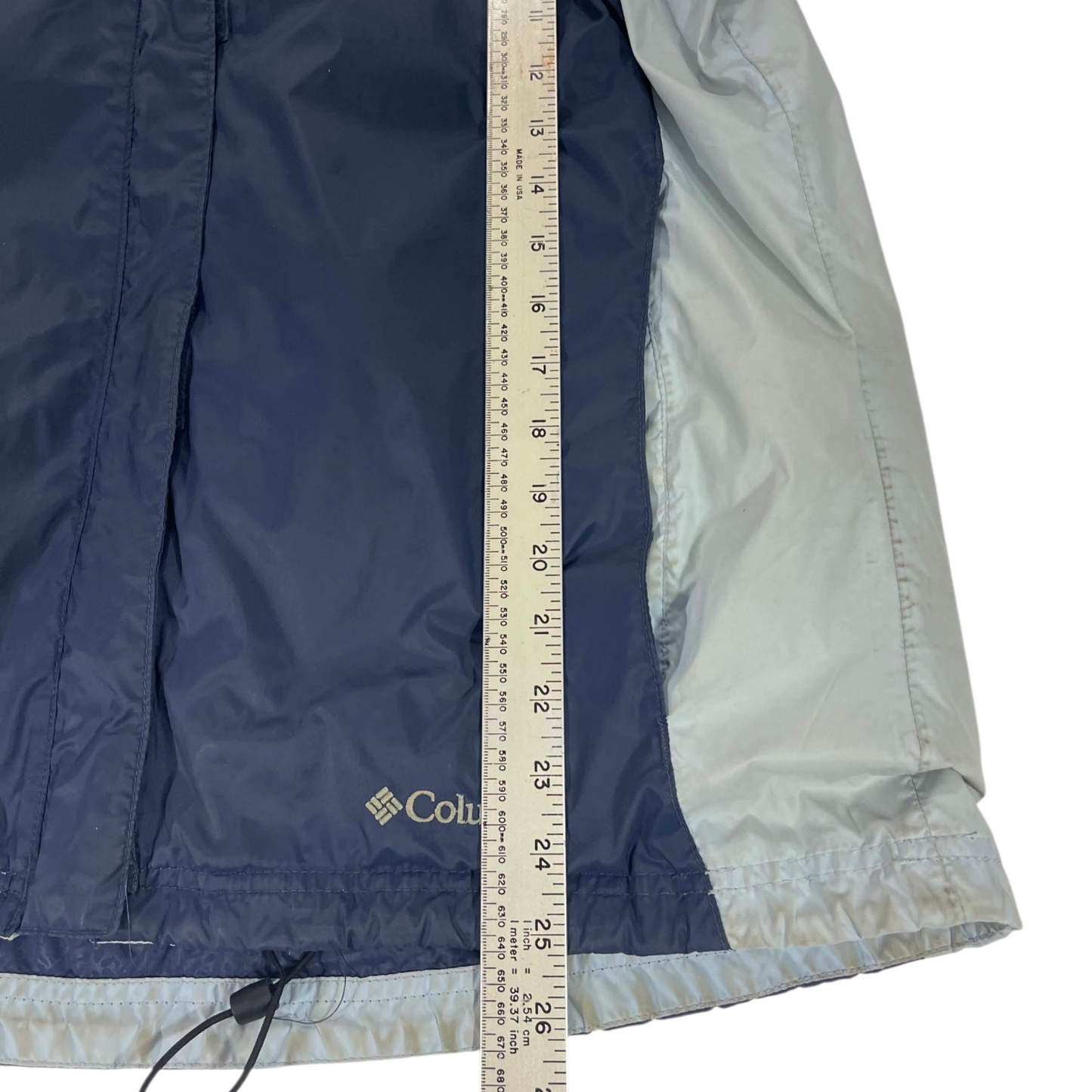 COLUMBIA SPORTSWEAR NAVY BLUE WINDBREAKER (L)
