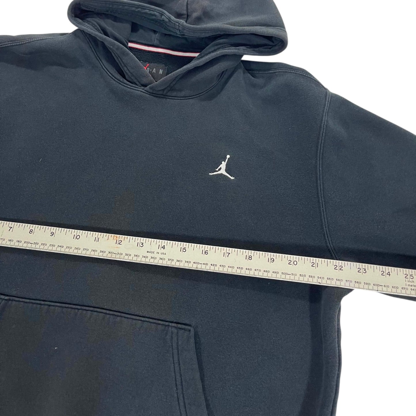 VINTAGE JORDAN FADED BLACK HOODIE (M)