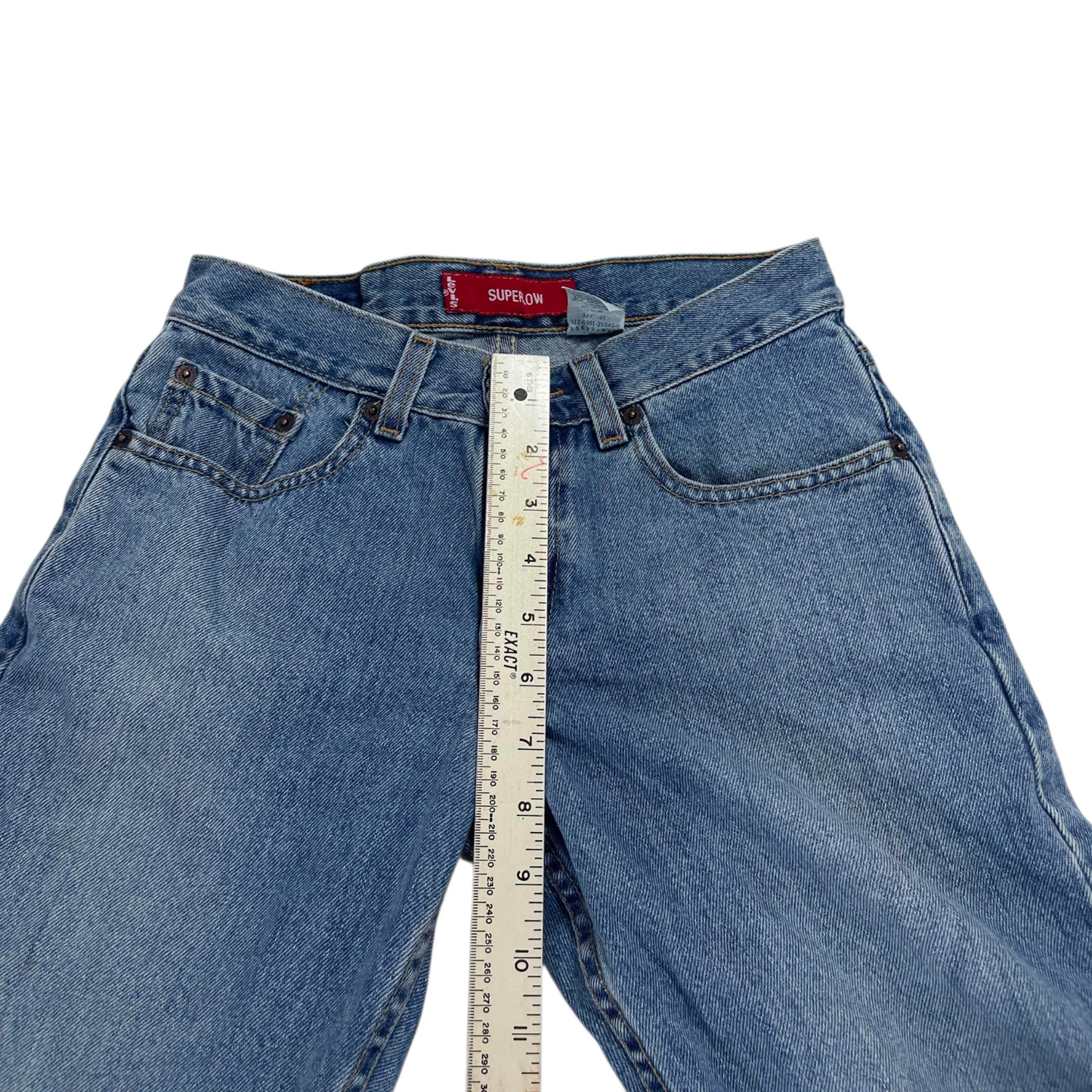 LEVI'S 522 SUPER LOW RISE FLARE JEANS (26)