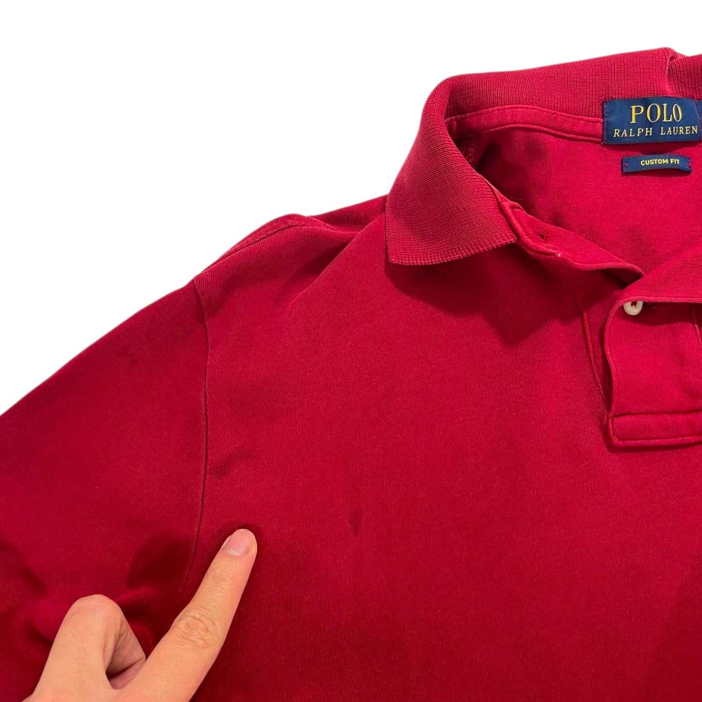RALPH LAUREN POLO RED LONGSLEEVE (M)