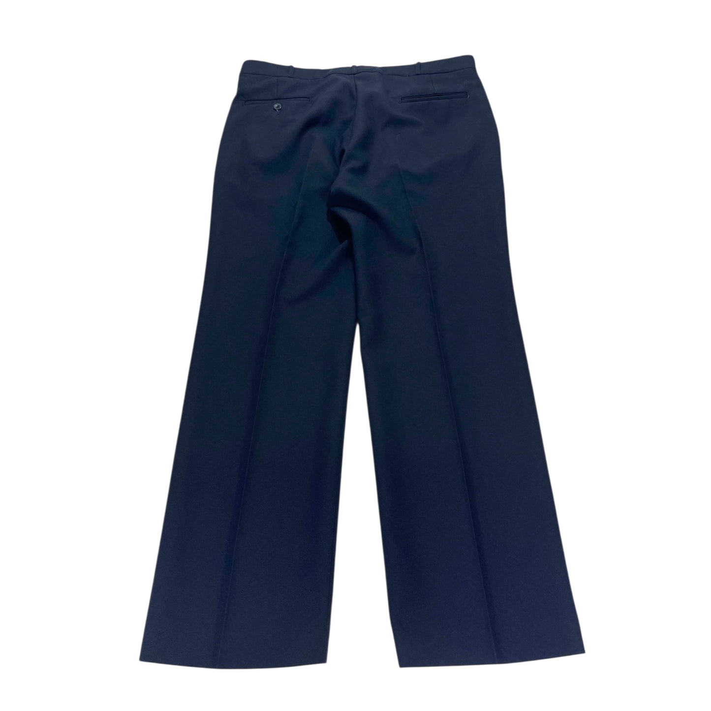 FARAH NAVY BLUE WIDE LEG PANTS (36)