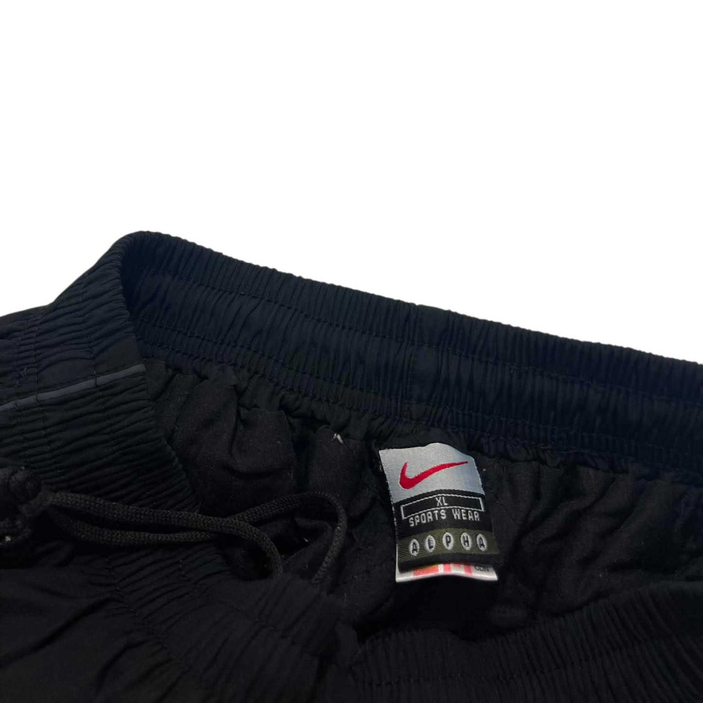Y2K NIKE BLACK TRACK PANTS (XL) ⁷