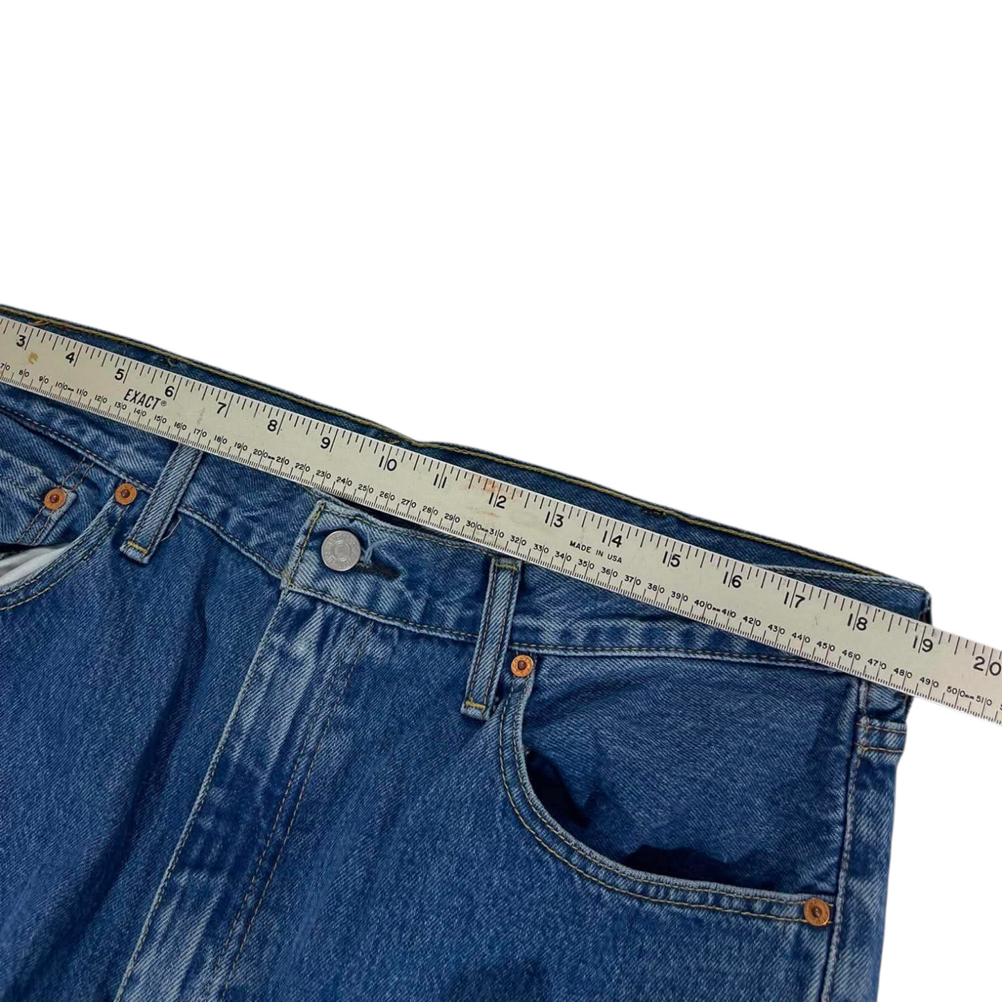 LEVI'S BLUE DENIM JEANS (38)