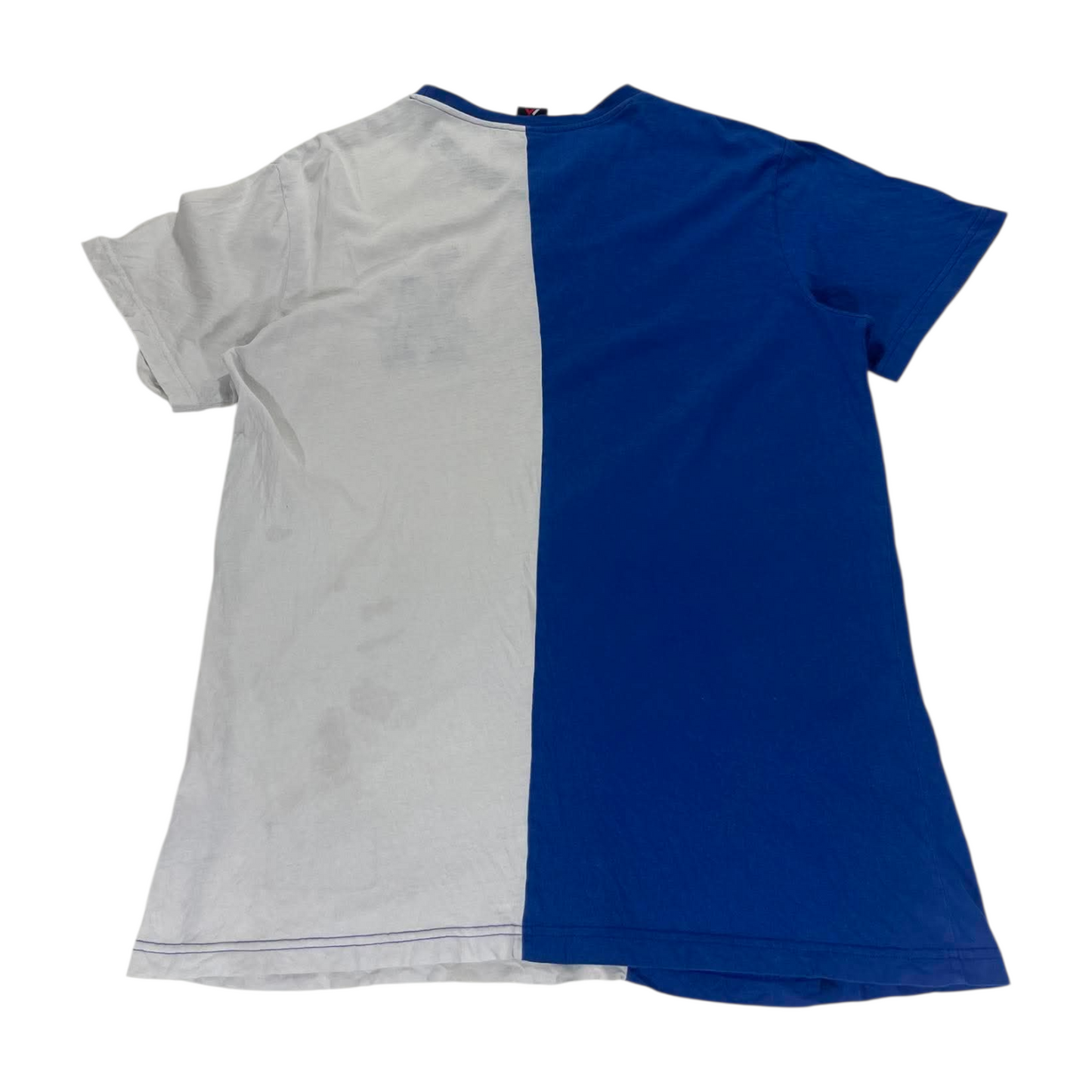 MAJESTIC ATHLETIC LOS ANGELES DODGERS BLUE & WHITE HALF TEE (L)
