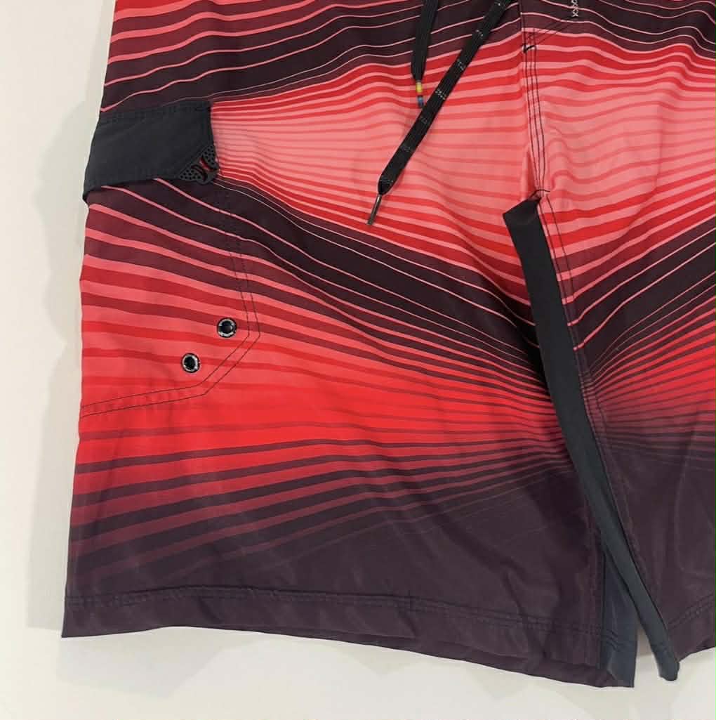HURLEY RED BOARD SHORTS (36)