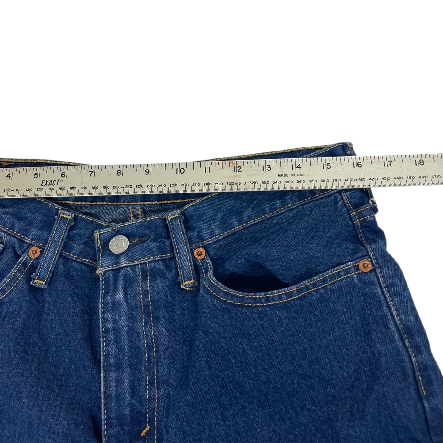 LEVI'S 514 BLUE DENIM JEANS (32)