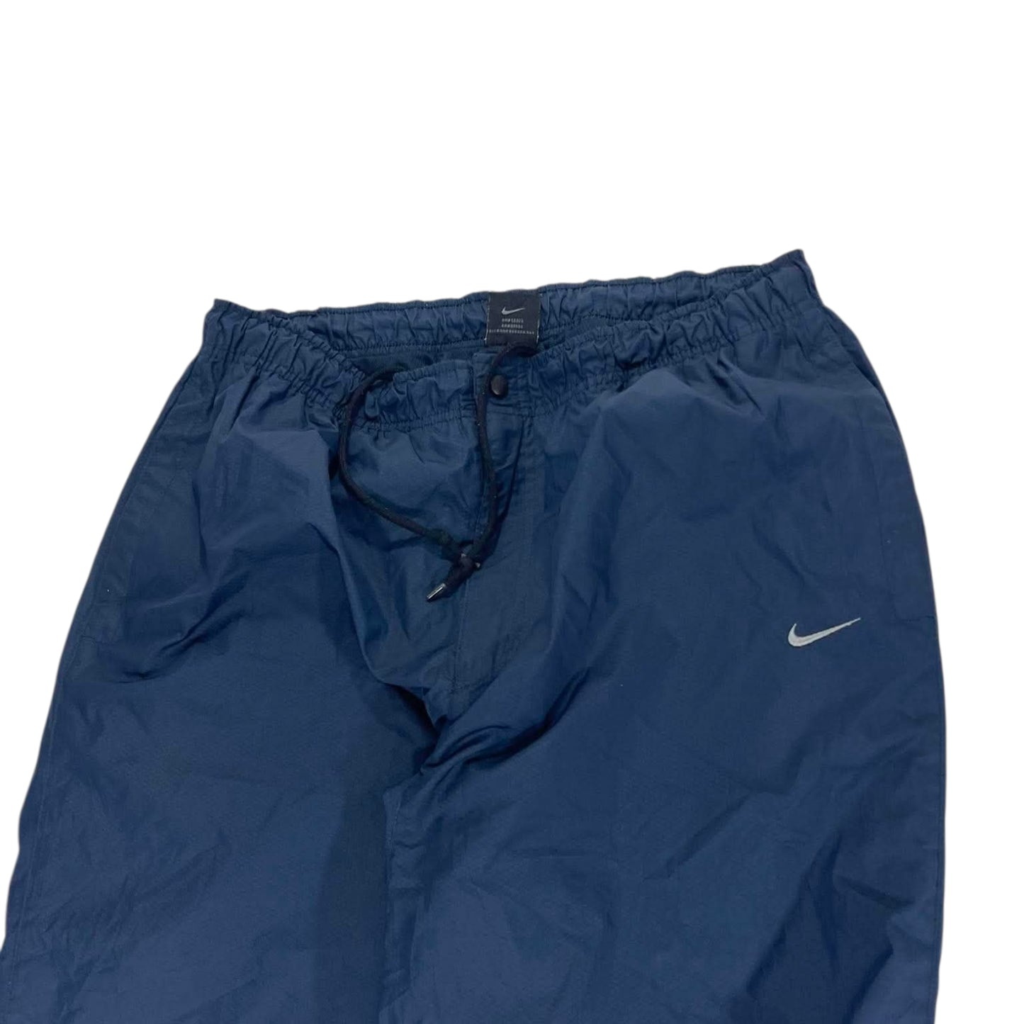 VINTAGE NIKE NAVY BLUE TRACK PANTS (L)