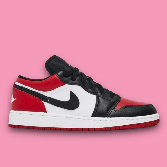 JORDAN 1 LOW BRED TOE