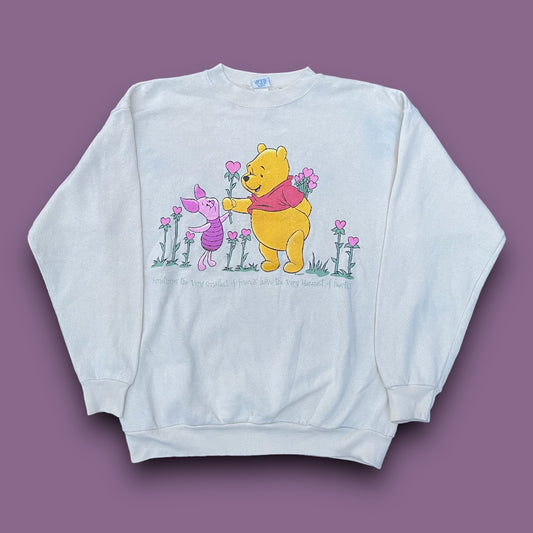 VINTAGE POOH CREAM CREWNECK (L)
