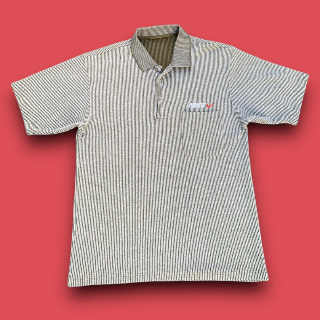 COOL NIKE BOOTLEG POLO SHIRT (L)