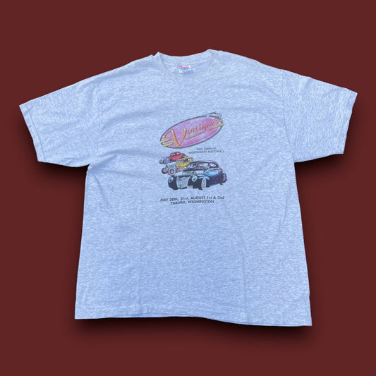 VINTAGE VINTIQUES CAR SHIRT (XL)