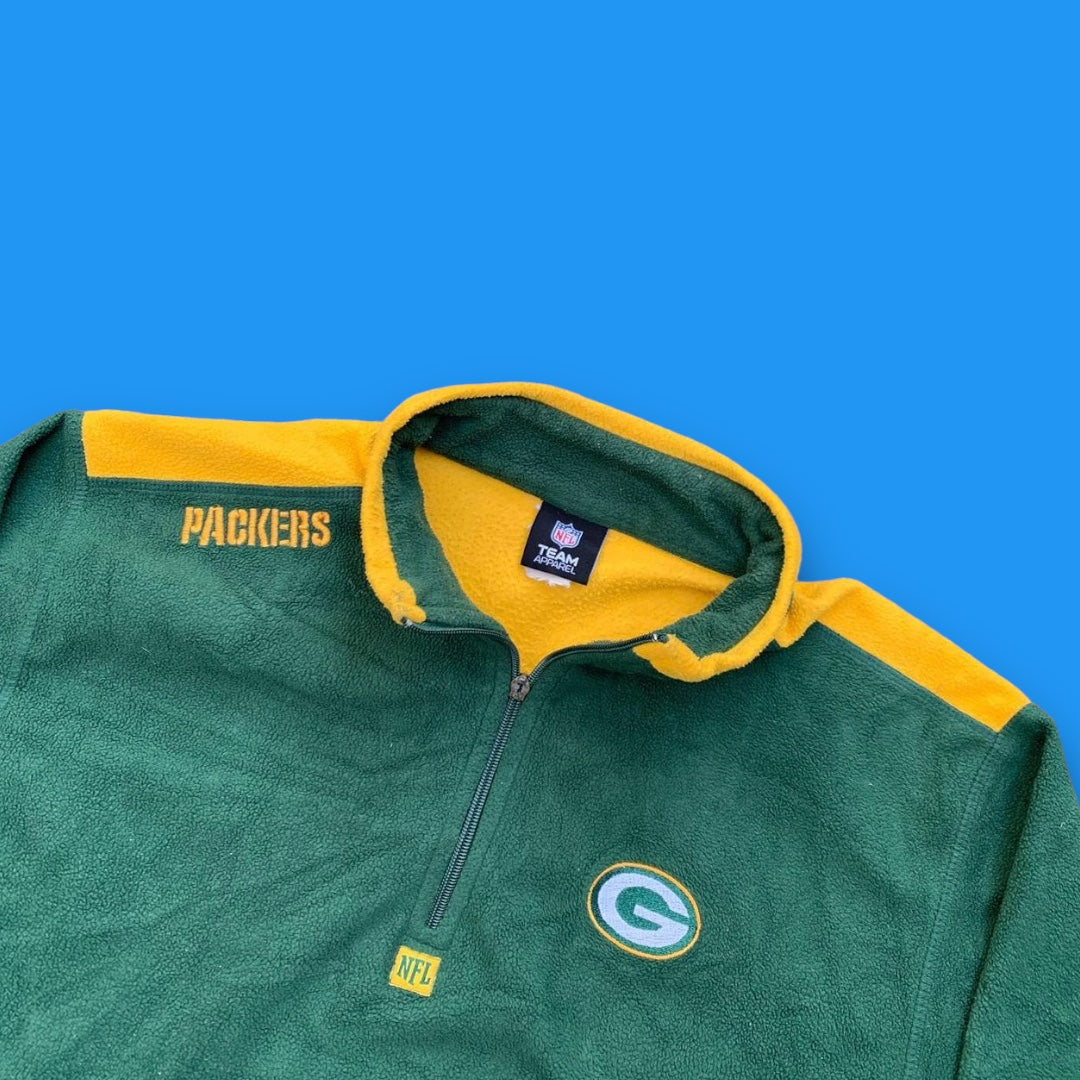 VINTAGE GPACKERS QUARTERZIP FLEECE (L)