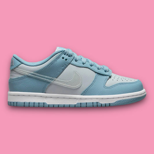 NIKE DUNK LOW CLEAR AQUA SWOOSH