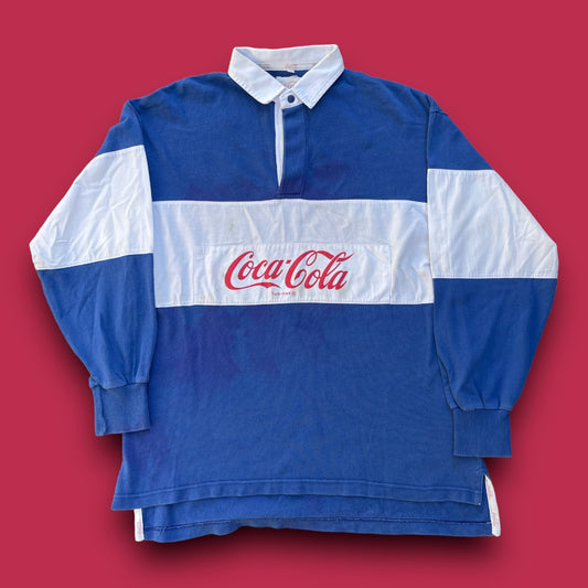VINTAGE COCACOLA POLO SHIRT (L)