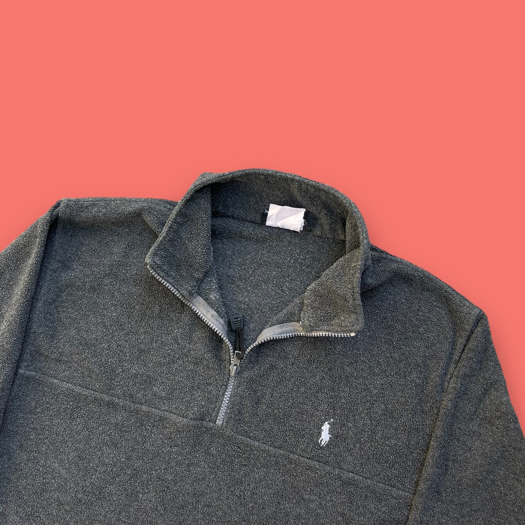 RALPH LAUREN QUARTERZIP FLEECE (L)