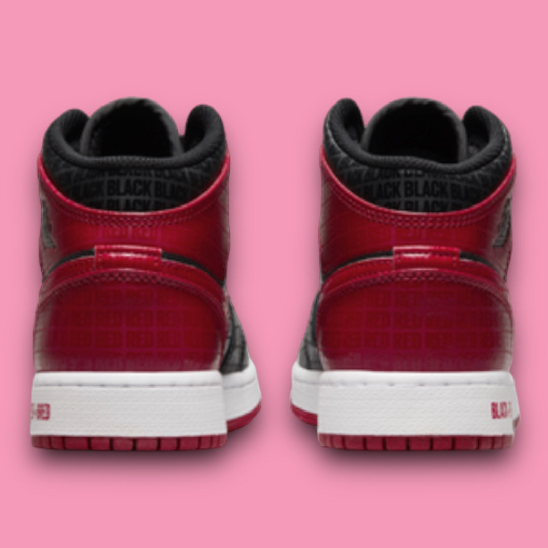 JORDAN 1 MID BRED TEXT