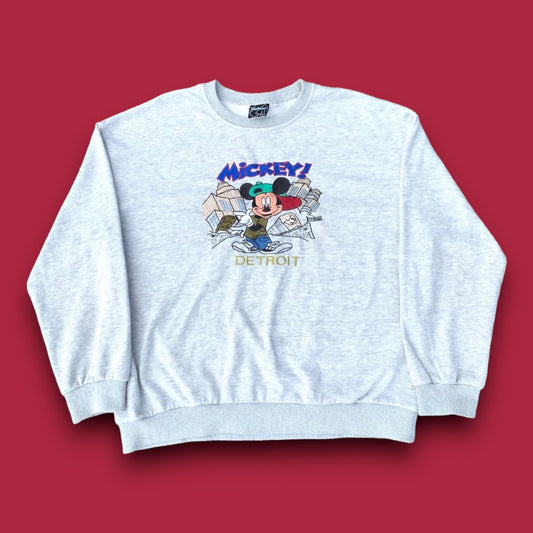 VINTAGE EMBROIDERED MICKEY CREWNECK (L)